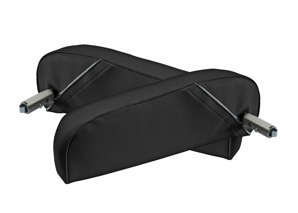 Front Seat Armrest Protector Cover for Volvo VNL (2004–2018) Black Leather