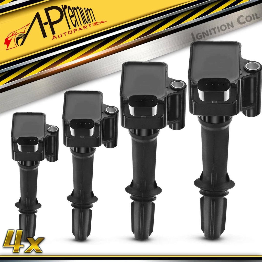 Set of 4 Ignition Coils for Chevy Equinox (2018–2024) Malibu (2016–2023) Cruze