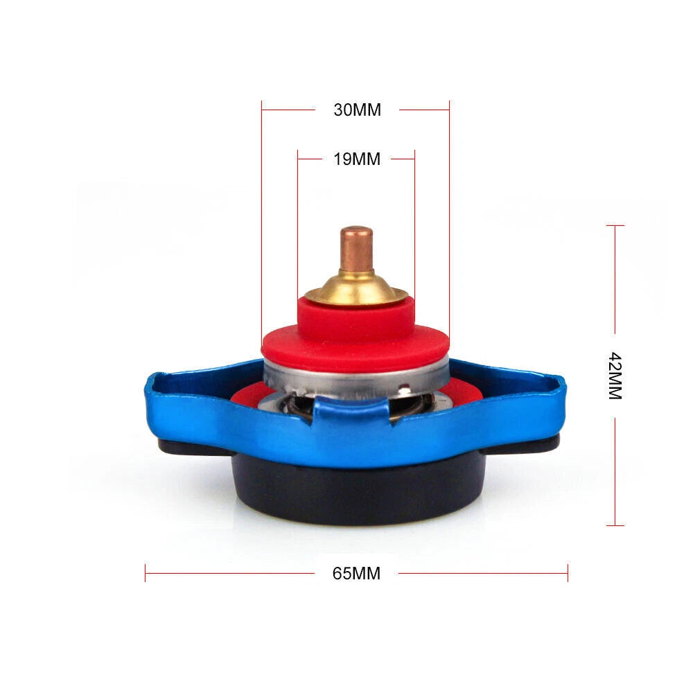 Racing Car Thermostat Radiator Cap for Water Temp Meter