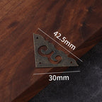 12pcs Antique Bronze Corner Protectors for Jewelry Box Scrapbook Album