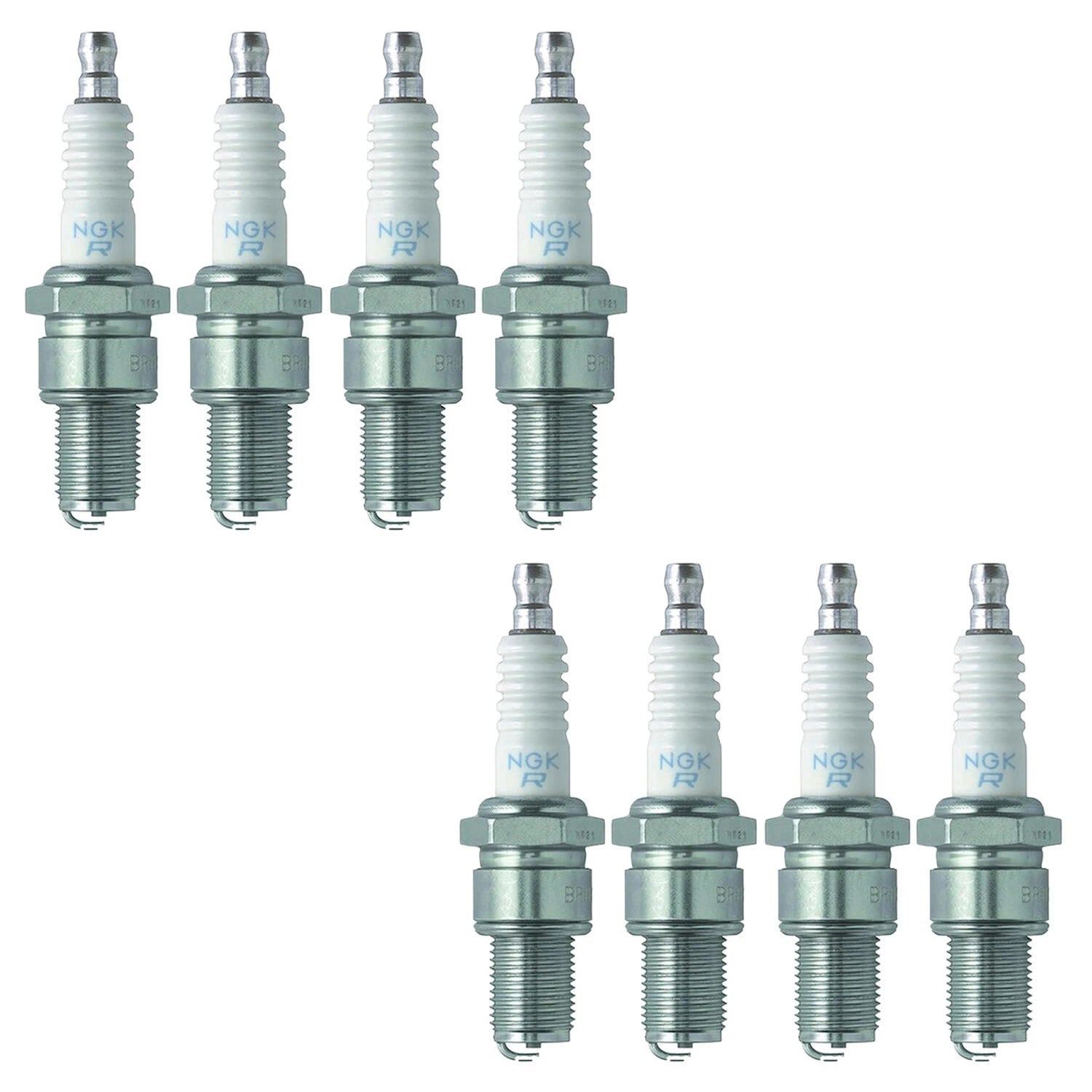 Set of 8 NGK Standard Spark Plugs for C20 Pickup, C15/C1500 Suburban V8 (1990–1999)