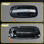 Set of 4 Chrome Outer Door Handles w/Keyhole for Silverado Sierra (1999–2006)