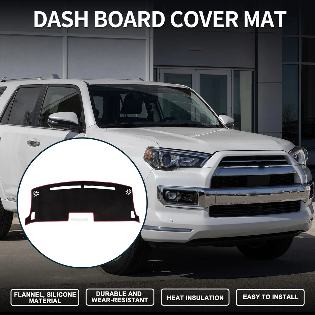 Dashboard Cover Mat for Nissan Moco MG33S (2012–2018) Black Red Set of 1