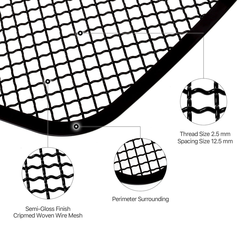 Upper Black Mesh Grille Insert for Chrysler 300C/300S (2015-2023)
