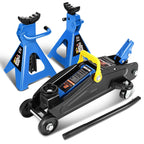 2 Ton Low Profile Hydraulic Floor Jack + Ratchet Stands for Truck SUV