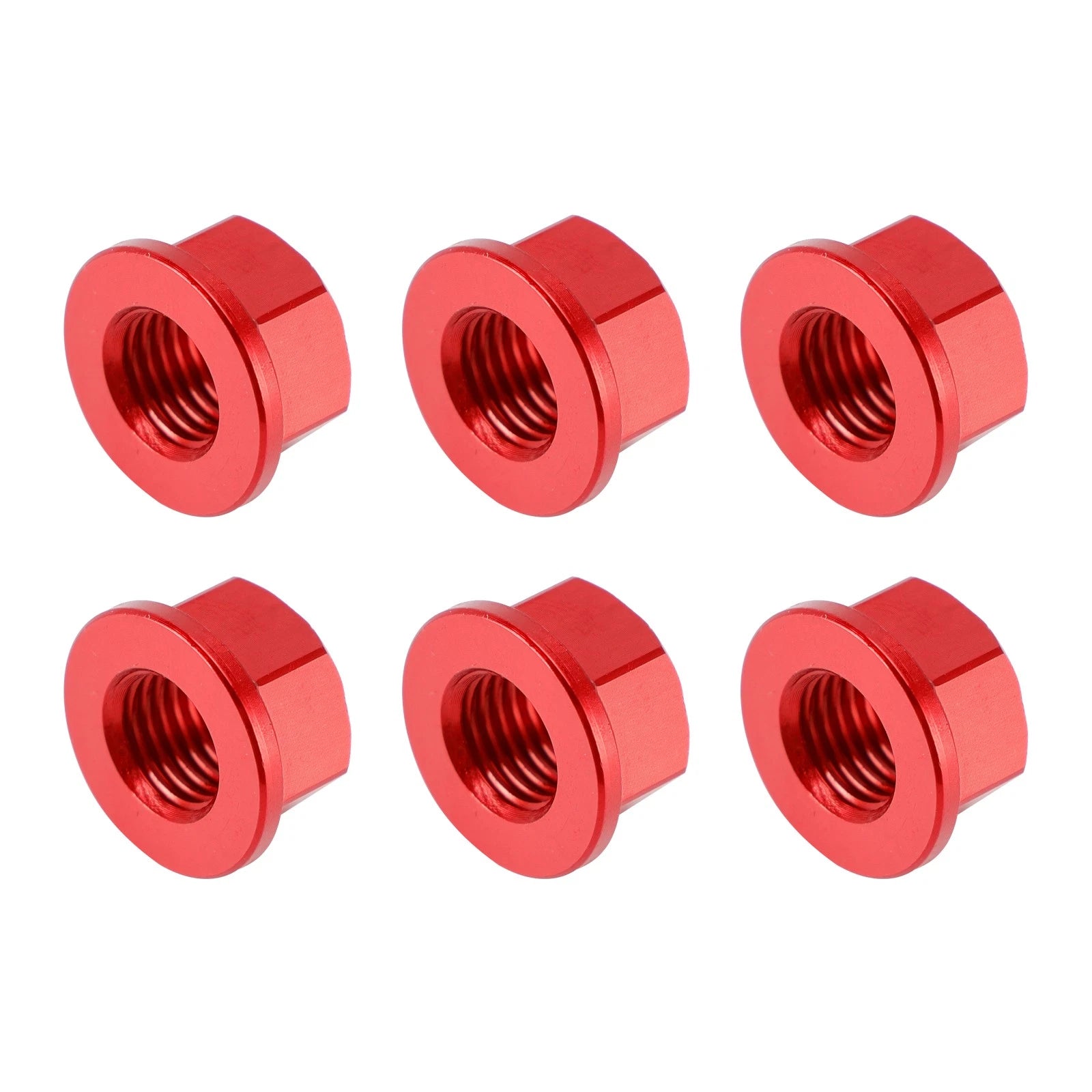 Rear Sprocket Nut Kit M10x1.25mm Red for Kawasaki ZX6R ZX10R (2004–2024)