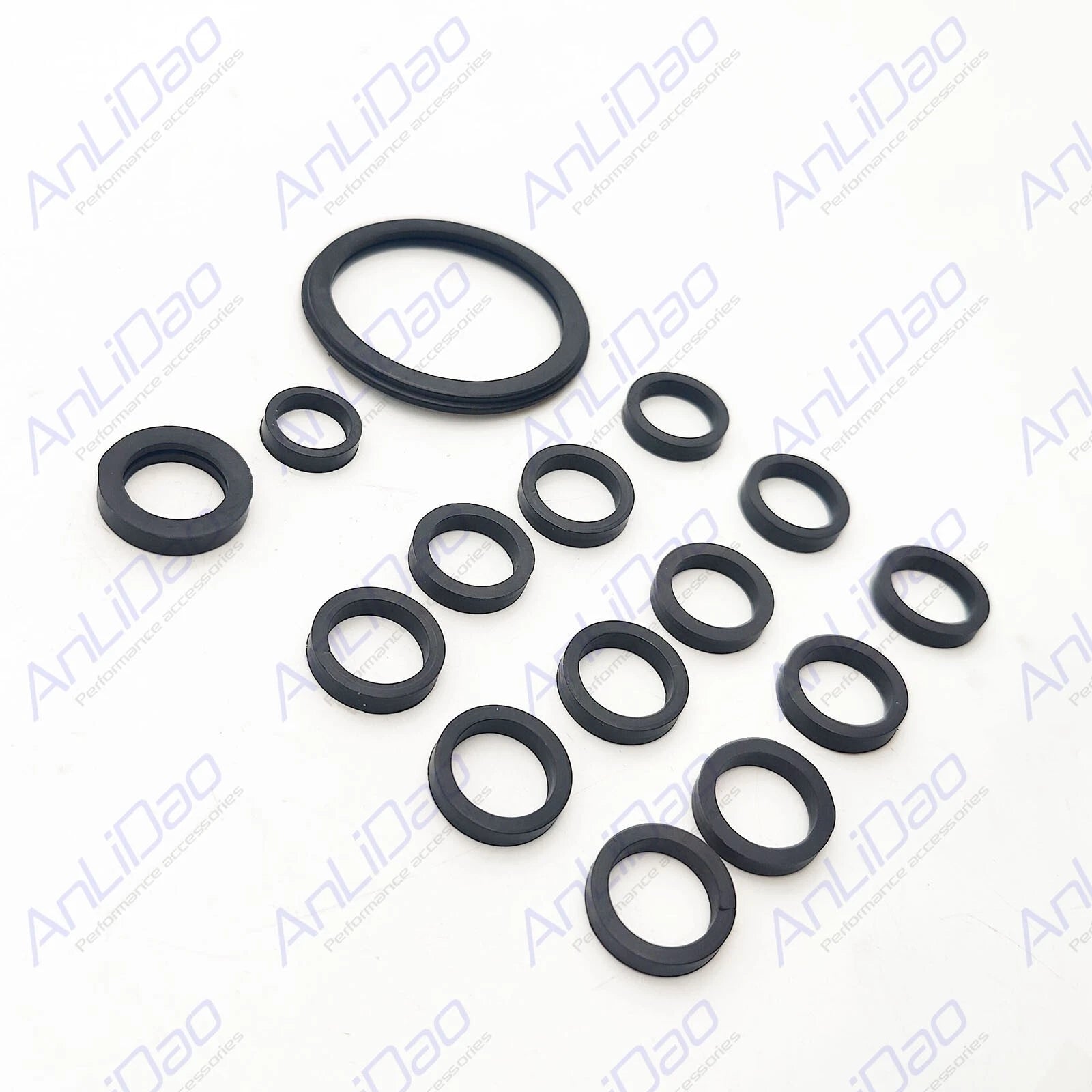 Set of 4 Water Pipe Leak Sealant Rings for Volvo Penta MD11C MD17C MD17D MD11D