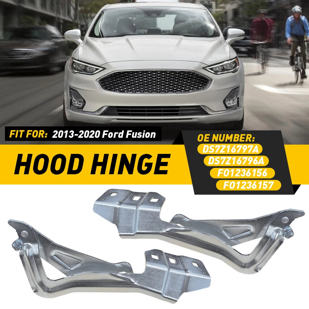 Set of 2 Hood Hinges for Ford Fusion