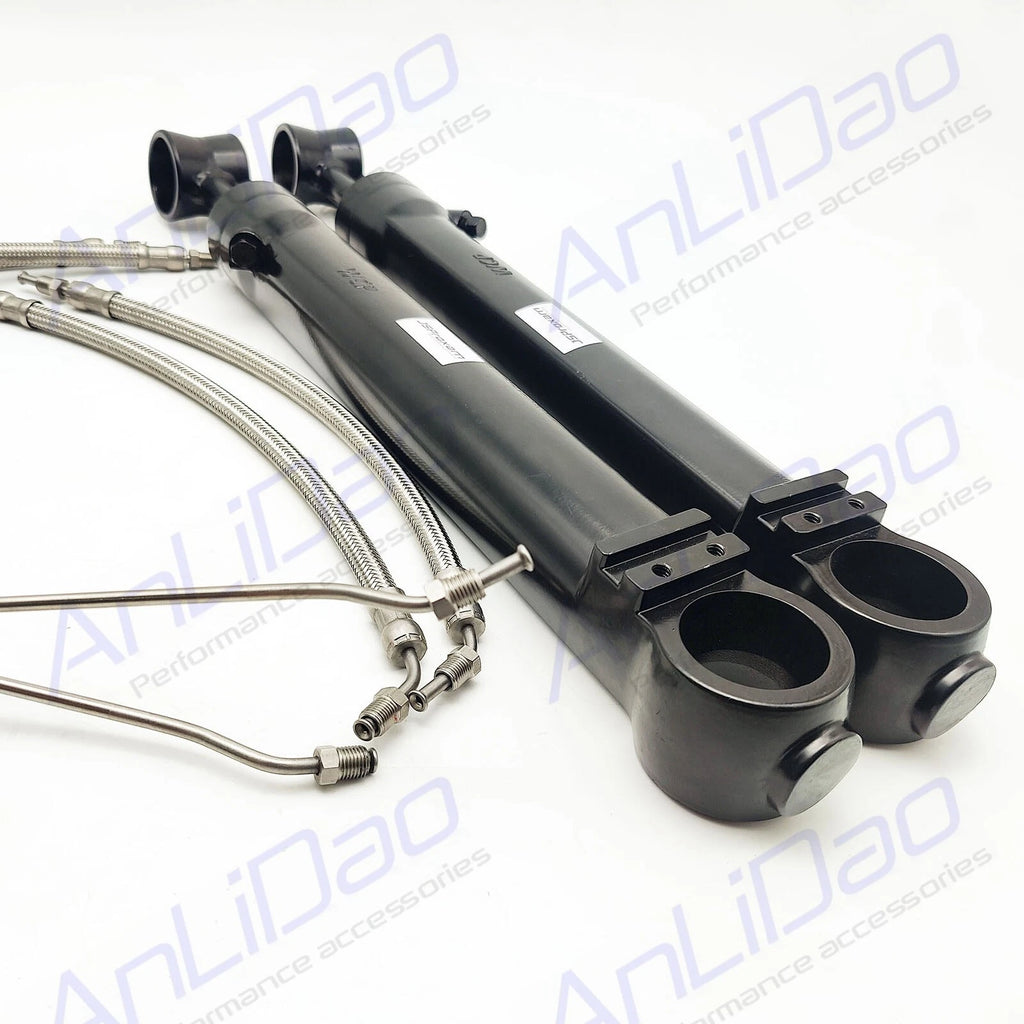 Trim Ram Cylinder Set for MerCruiser (Port & Starboard) + Trim Cylinder Hose Kit