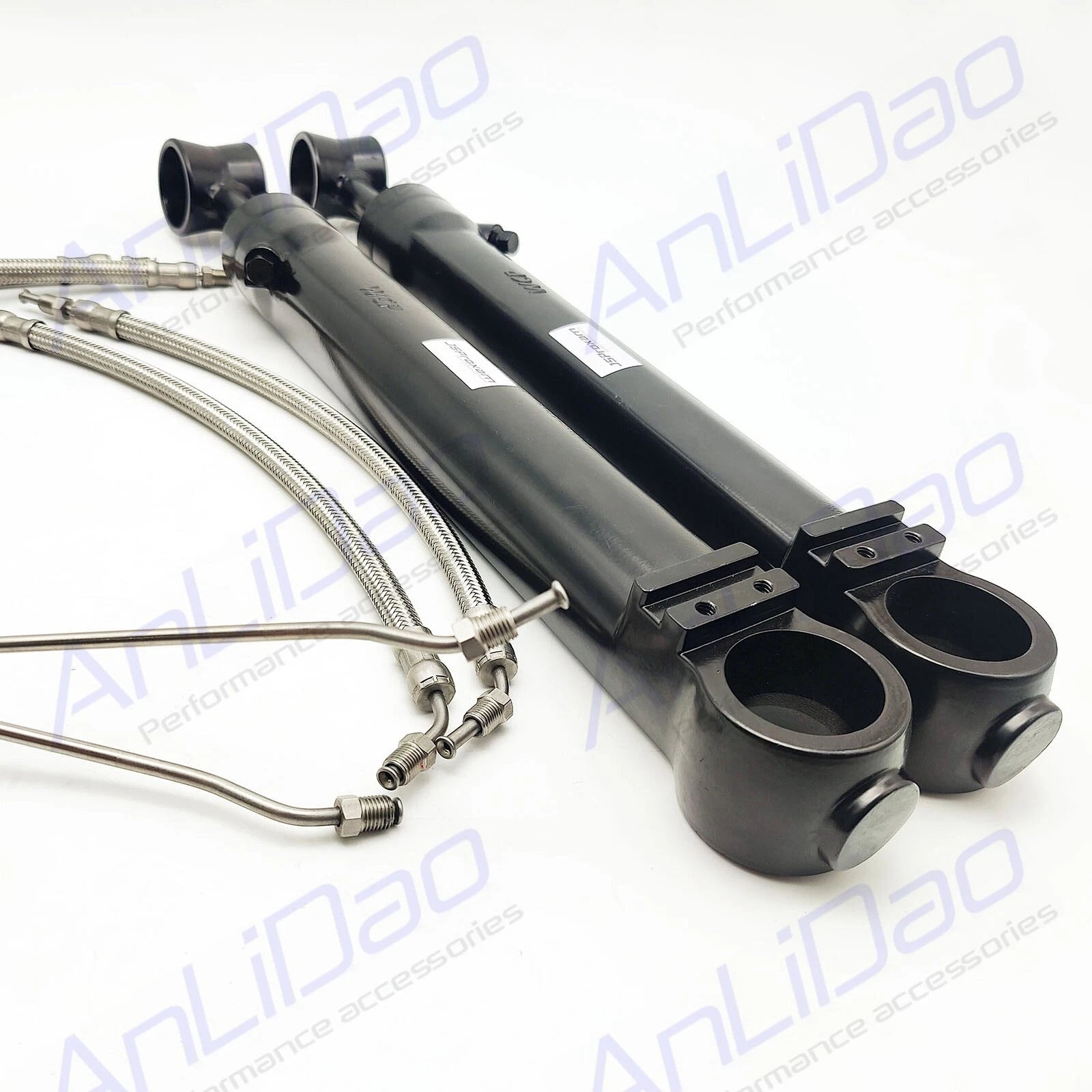 Trim Ram Cylinder Set for MerCruiser (Port & Starboard) + Trim Cylinder Hose Kit