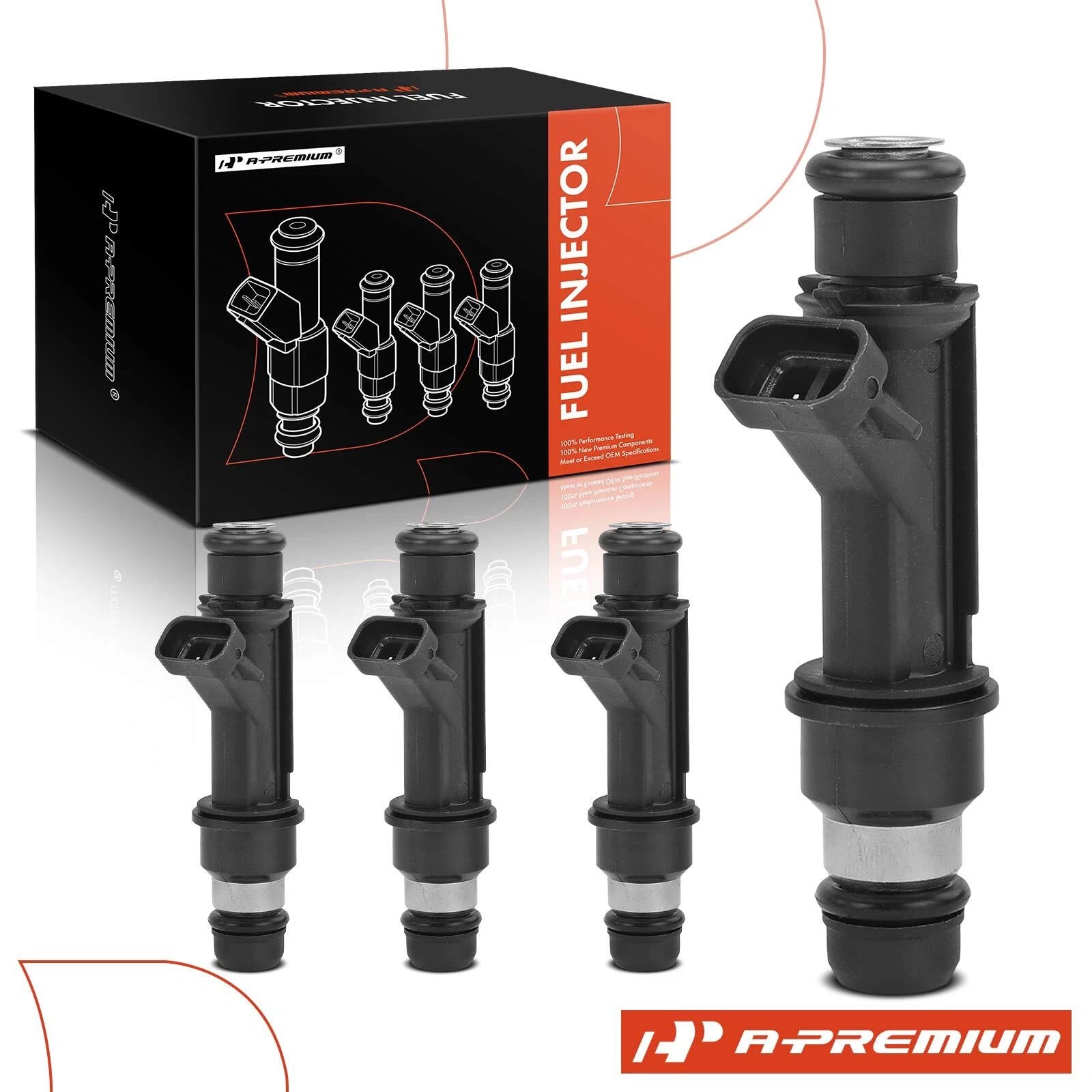 Set of 4 Fuel Injectors for Chevrolet Aveo (2004–2006)