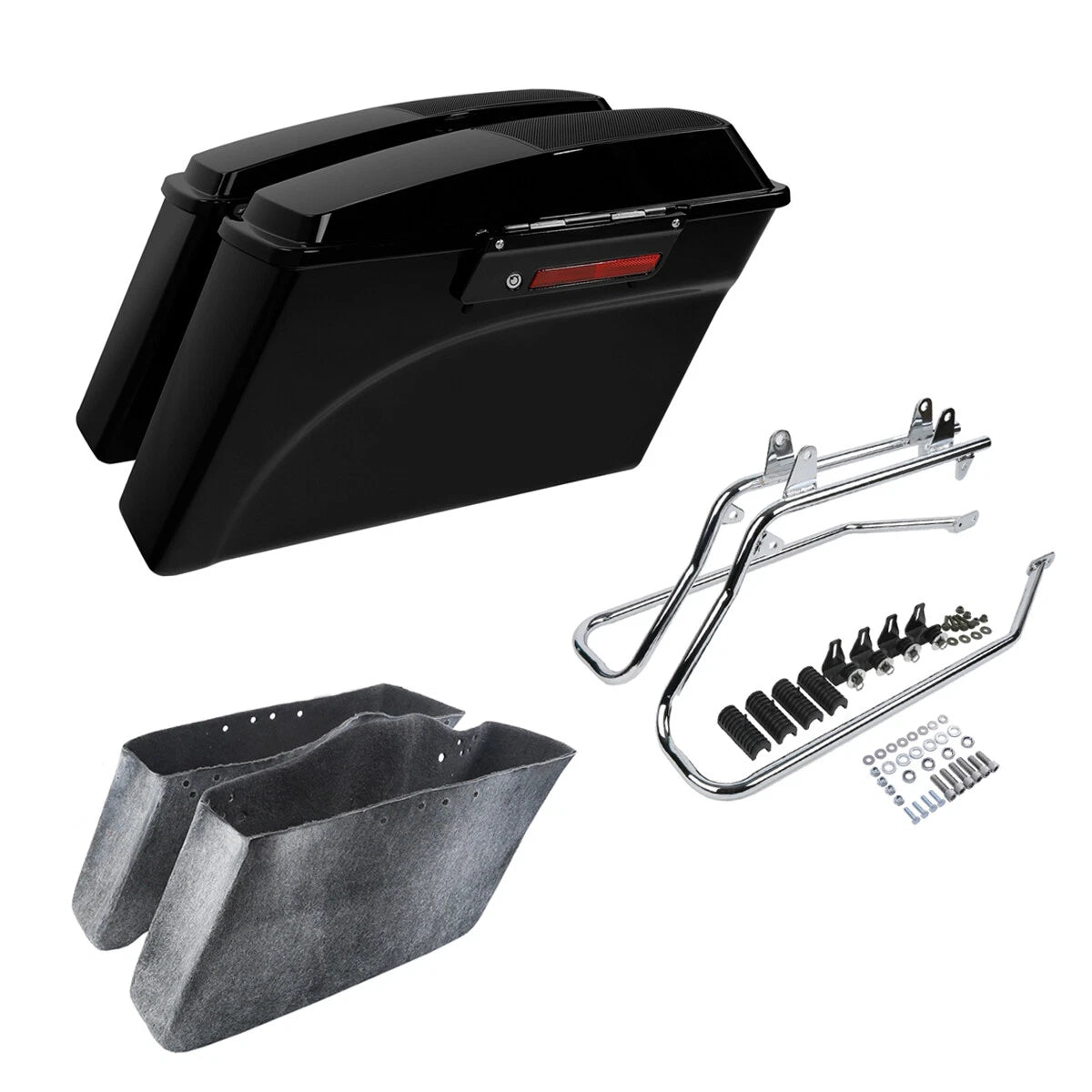 Saddlebag Speaker Lid Conversion Bracket for Harley Softail (1986–2017)