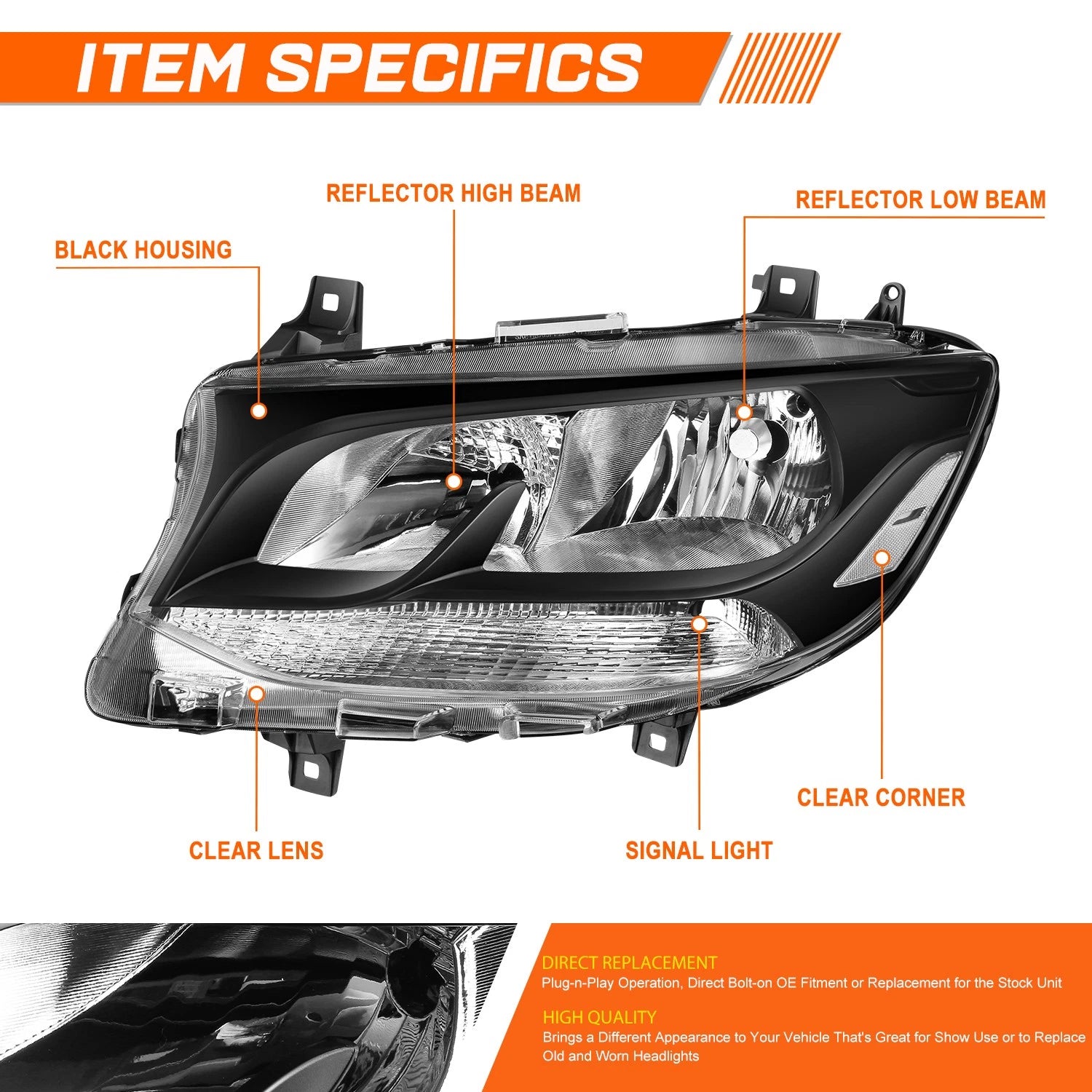 LED DRL Chrome Headlights for Chevy Avalanche Silverado (2003–2007)