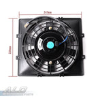 30 Row 10AN Transmission Engine Oil Cooler with 7" Cooling Fan Kit