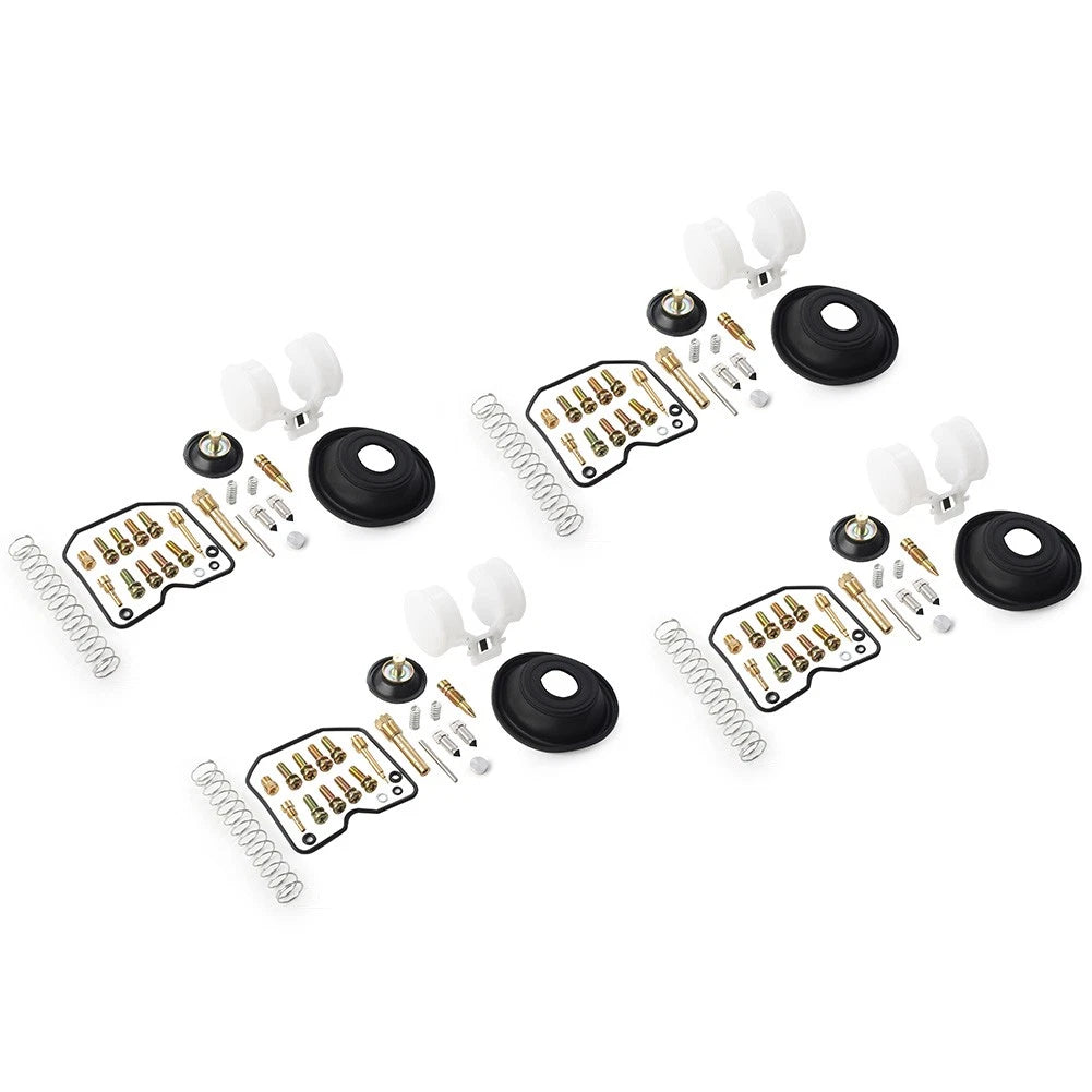 Set of 4 Carburetor Repair Kit Diaphragm for Kawasaki Voyager XII ZG1200 (1986–2003)