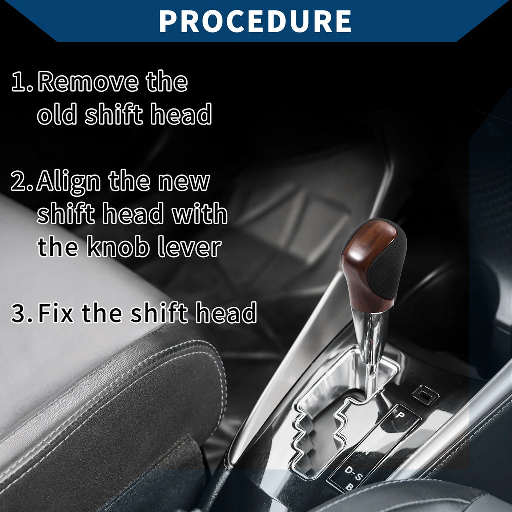 Automatic Gear Shift Knob for Lexus ES300h (2013–2018) Black Plastic