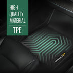 Set of 2 All Weather TPE Floor Mats for Hyundai Santa Fe (2013–2018)