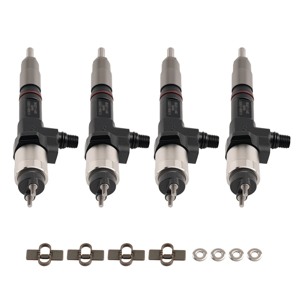 Set of 4 Diesel Fuel Injectors for Kubota M108SDSL M108SH M108SHC (2000–2005)