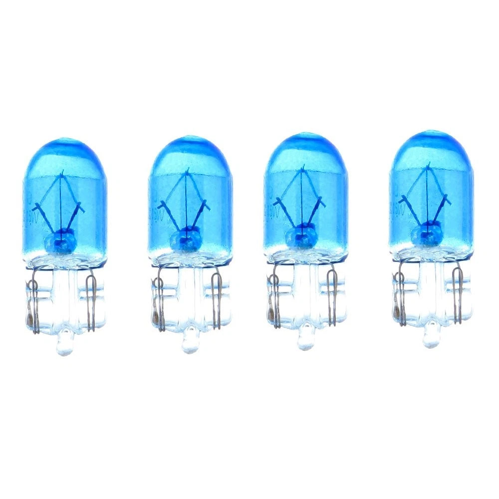 4X T10 Wedge LED Interior Light Bulbs for Universal Fit (W5W 168 194 2825 175)
