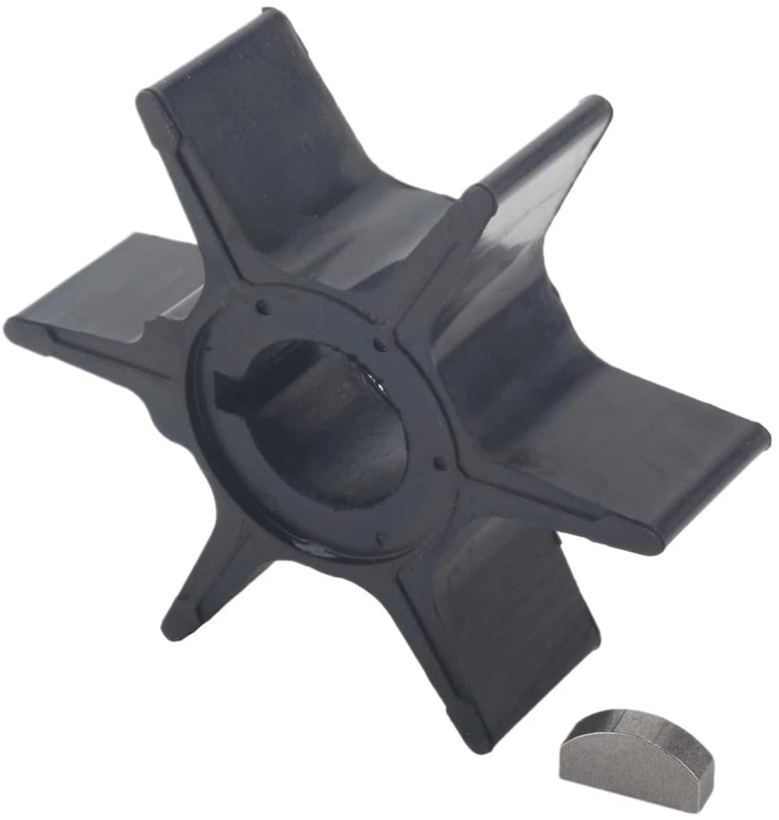 Water Pump Impeller with Key for Suzuki 2 Stroke 60-65 HP Outboard (17461-94700)