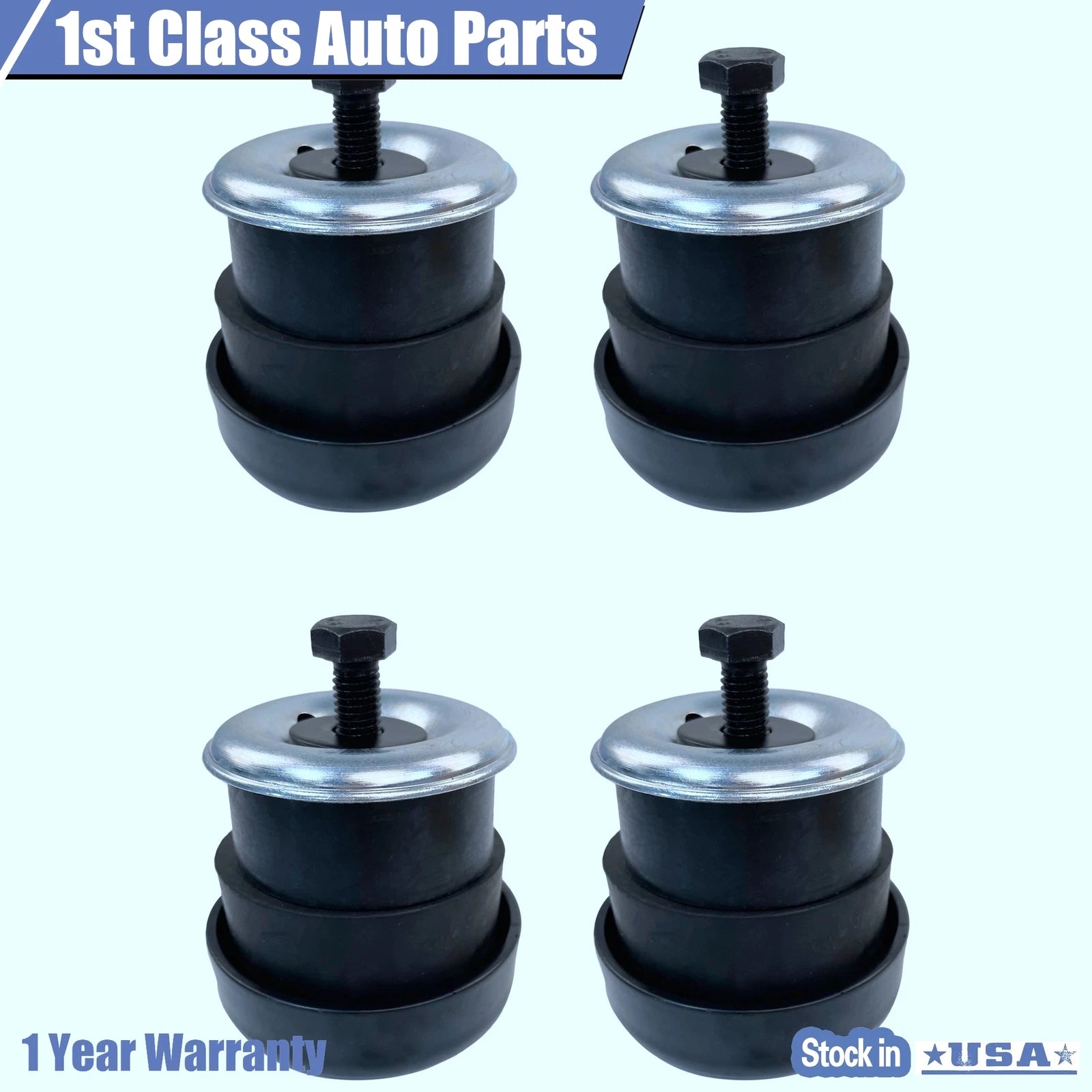 Set of 4 Body Mounts for GMC Sonoma Chevrolet S10 (1994–2004)