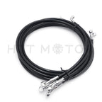 Complete Handlebar Cable Kit for Harley Touring (2014–2020) - Black Nylon