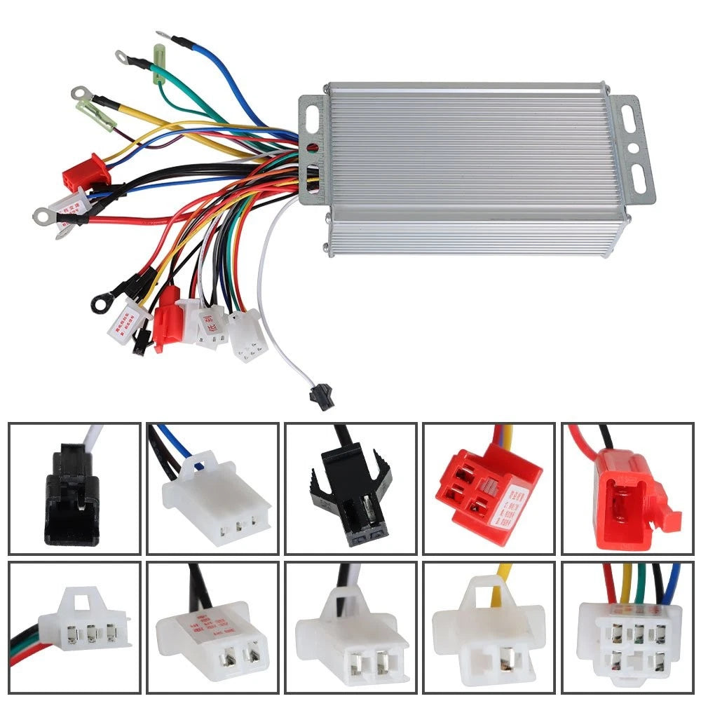500W Brushless Motor Speed Controller for Electric Bicycle E-bike (24-36V)