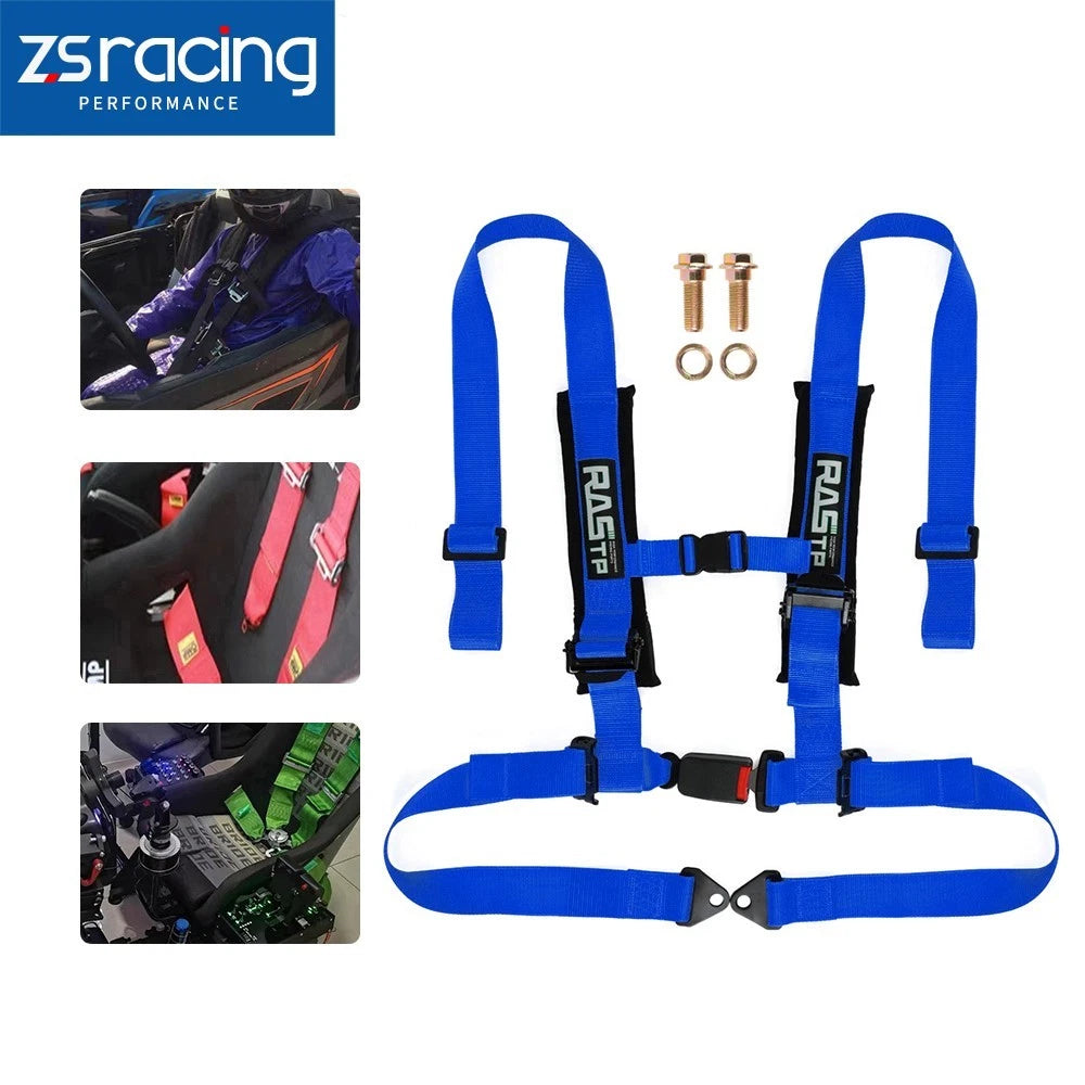Set of 4 Point Harness Racing Seat Belt for CanAm X3, YXZ