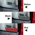RHD Carbon Fiber Dashboard Air Outlet Cover Trim for Toyota Tundra (2014-2021)