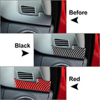 RHD Carbon Fiber Dashboard Air Outlet Cover Trim for Toyota Tundra (2014-2021)