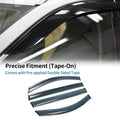 Set of 4 Window Deflectors for Toyota Sienna (2011–2020) Black Vent Visor