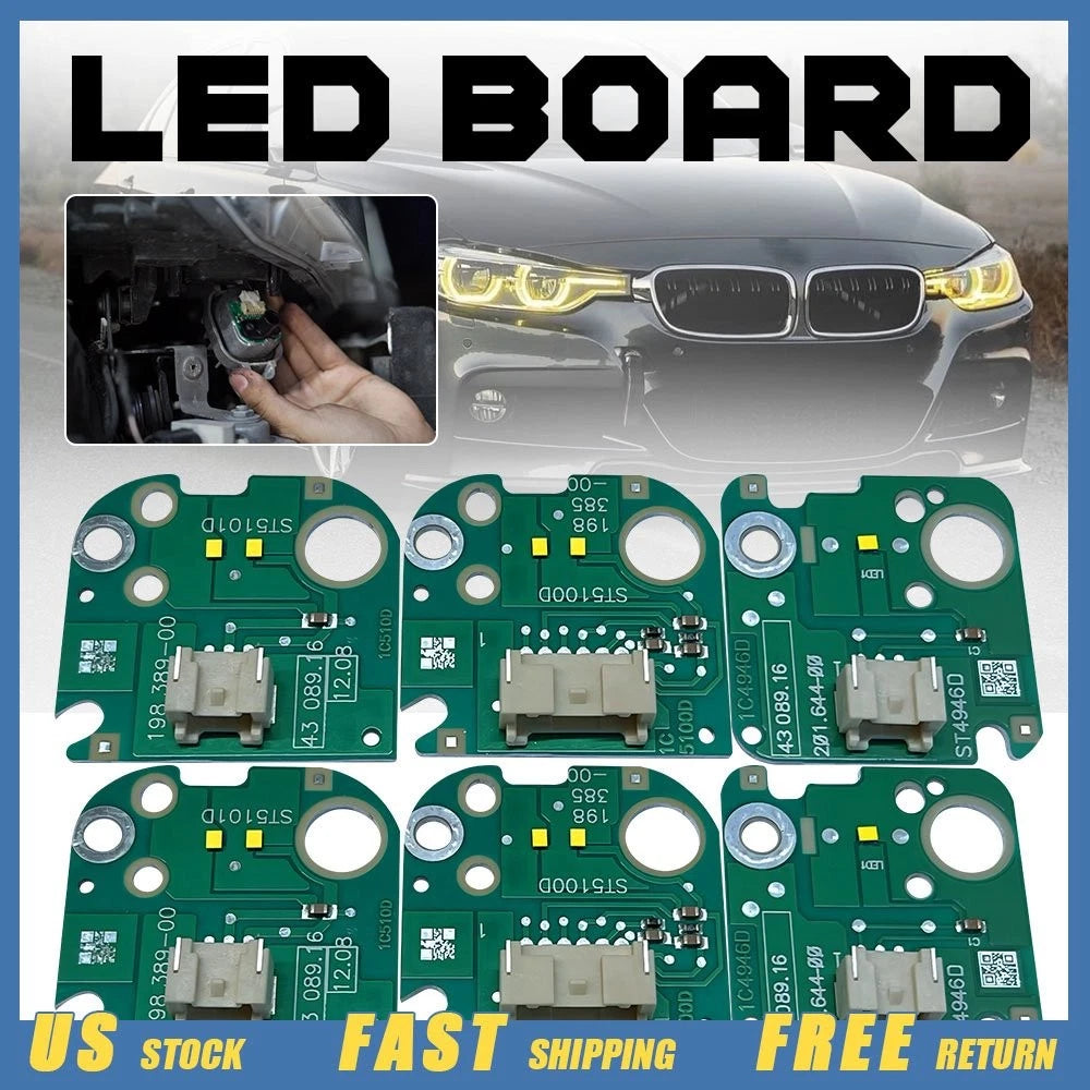 Yellow DRL LED Boards for BMW F30 F31 LCI 330i 340i 320i 328i 328dX 2015-2018