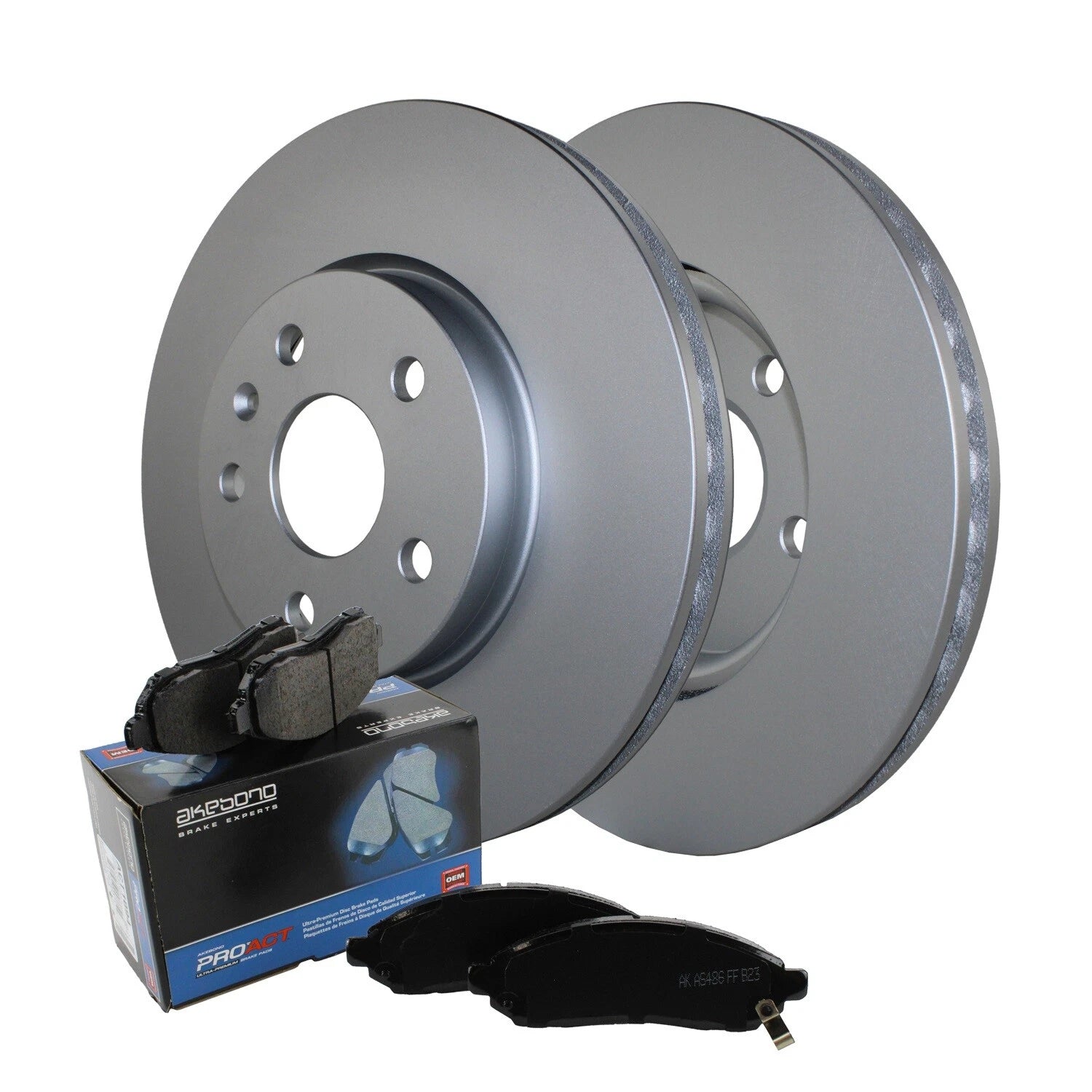 Front Brake Kit 321mm Rotors & Akebono Ceramic Pads for Chevy Camaro (2010–2015)