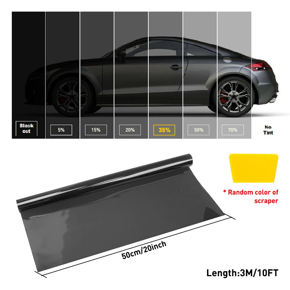 Window Tint Film 35% VLT for Car Home Office (10ft Roll)