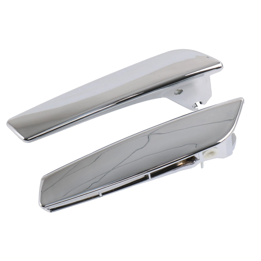 Pair Chrome Inside Door Handle Repair Kit for Chevy Silverado GMC Sierra (2007-2014)
