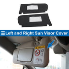 Sun Visor Cover Set for Chevy Tahoe (1995–1999) Left & Right Side Black