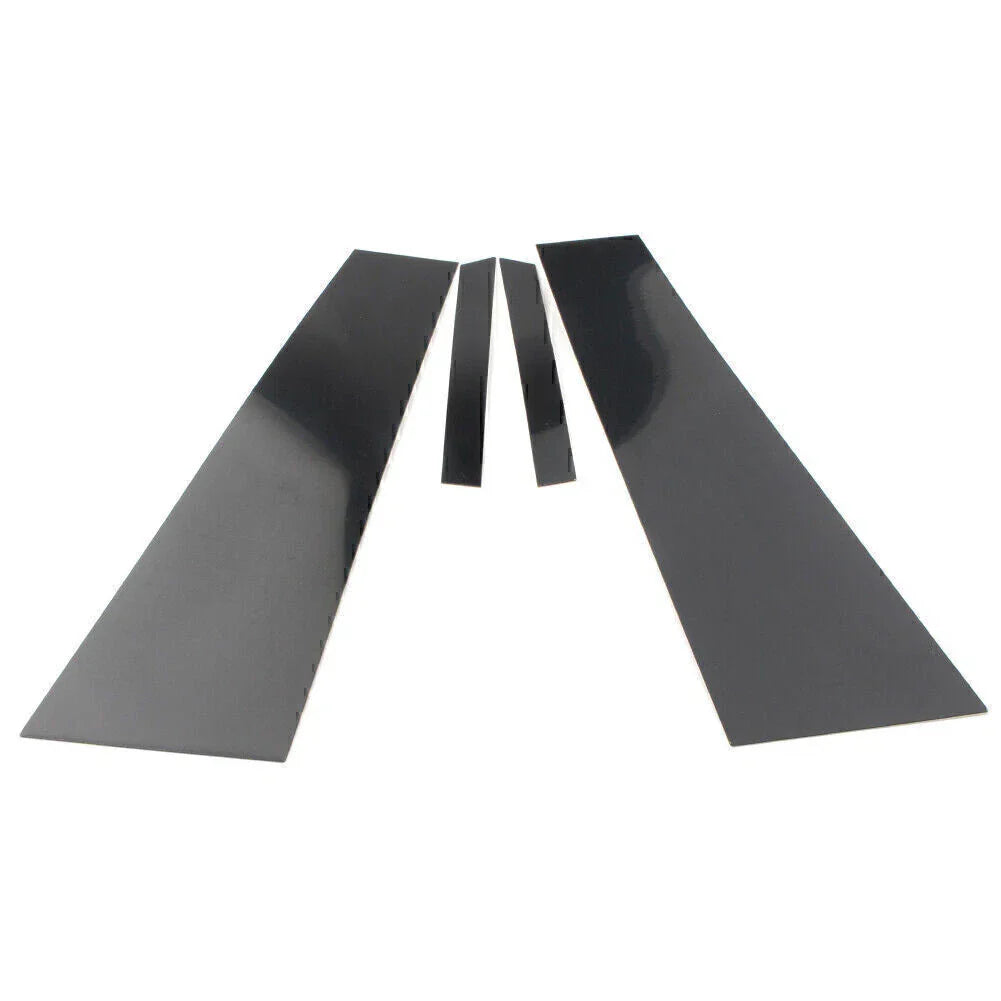 4 Pcs Door Trim Pillar Post Black Covers for MERCEDES CLS C219 (2006-2011)