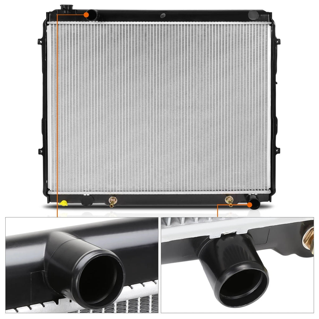 OE Style Aluminum Core Radiator for Toyota Tundra 2000–2006 4.7L AT DPI-2321