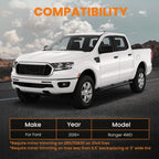 2.5" Front Leveling Lift Kit Strut Spacers for Ford Ranger (2019–2022)