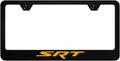 License Plate Frame Black Plastic Replacement for Dodge SRT (2015–2024)