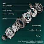 Alternator for Honda Accord 2013–2017 (3.5L V6, 135A, 12V, CW)