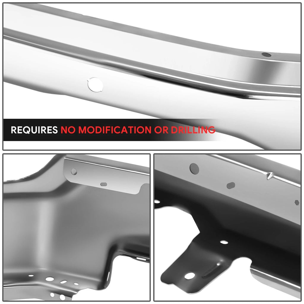 Chrome Front Bumper Impact Bar for GMC Sierra 1500 Limited (2022–2026)