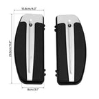 Rider Floorboards Footboard Pegs for Harley Heritage Softail (1986–2017) Dyna (2012–2016)