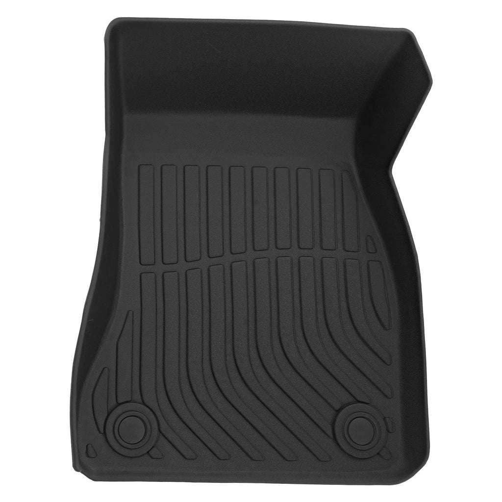 Set of 4 Black TPE All-Weather Floor Mats for BMW 5-Series (2017–2023)