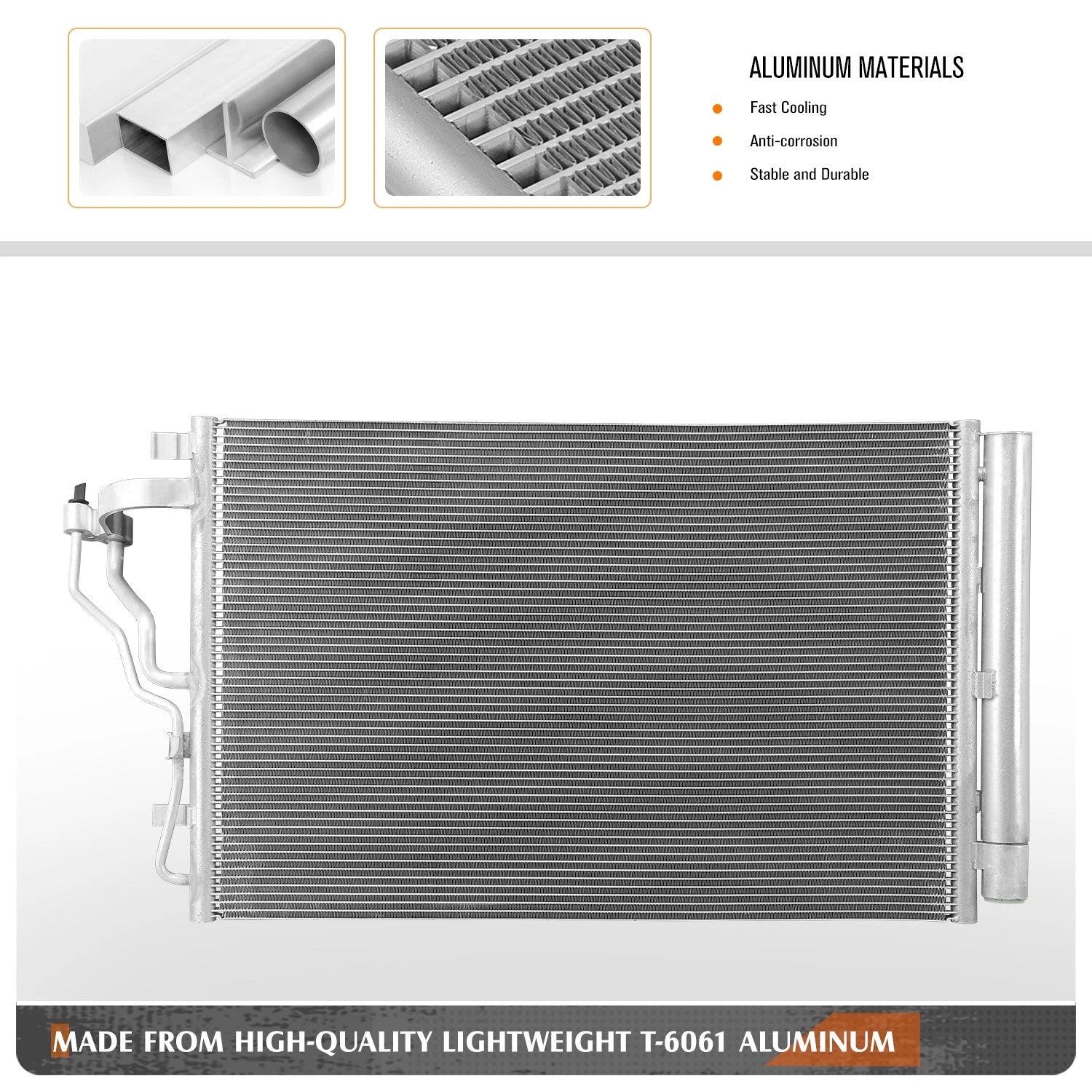A/C Condenser for Hyundai Elantra GT (2014–2015) Aluminum Core Replacement