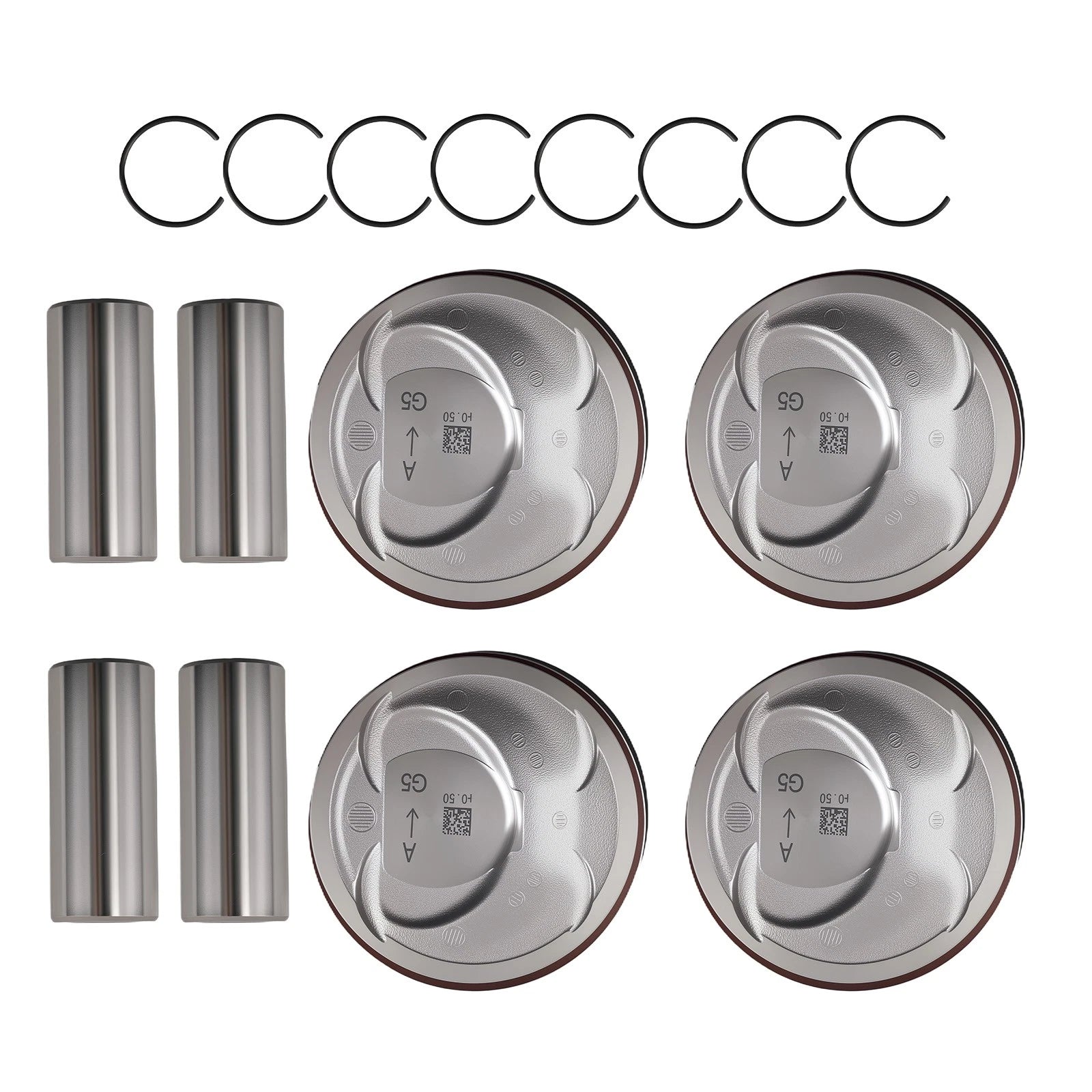 Oversize 0.50MM Piston with Rings Kit for Hyundai Kia 2.4L (2011-2019)