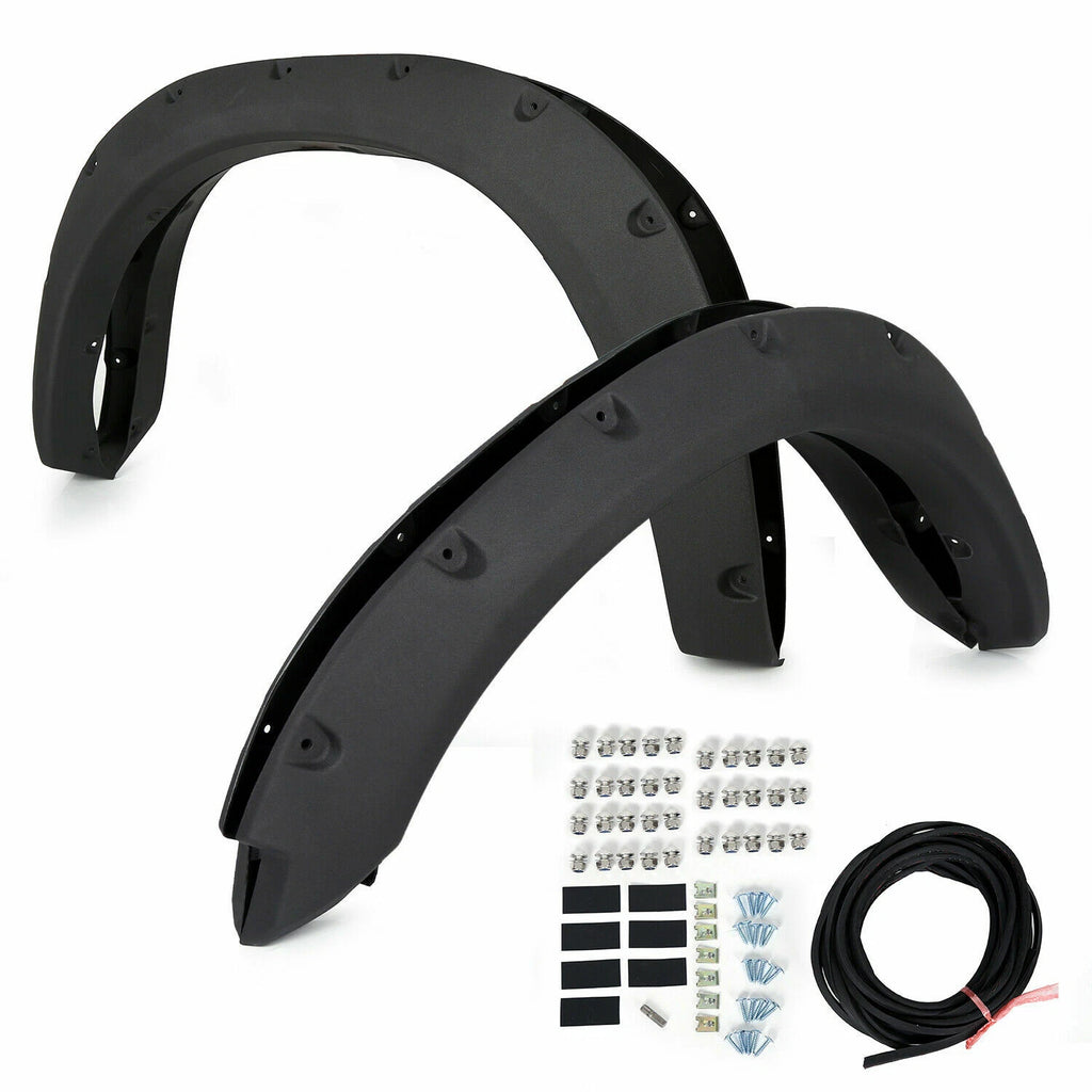 Fender Flares for Dodge Ram 1500 (2009–2023) Textured Pocket Riveted Style