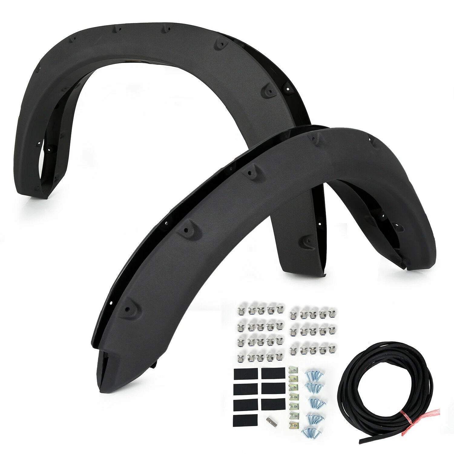 Fender Flares for Dodge Ram 1500 (2009–2023) Textured Pocket Riveted Style