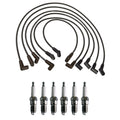Denso 7mm Wire Set & 6 U-Groove Spark Plugs Kit for Chevy Pontiac V6