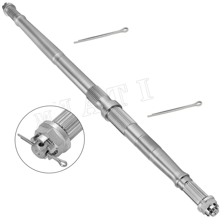 Rear Wheel Axle with Nut for Honda TRX250X TRX250EX (2001–2023) 42311-HN6-A30 42311-HN6-000